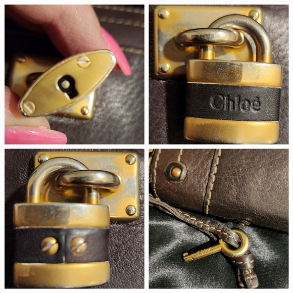 CHLOE Paddington Leather Wallet with Lock & Key - Picture 16 of 16